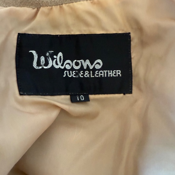 Wilson's 80s Tan Suede Fringed Cropped Jacket - Picture 5 of 10